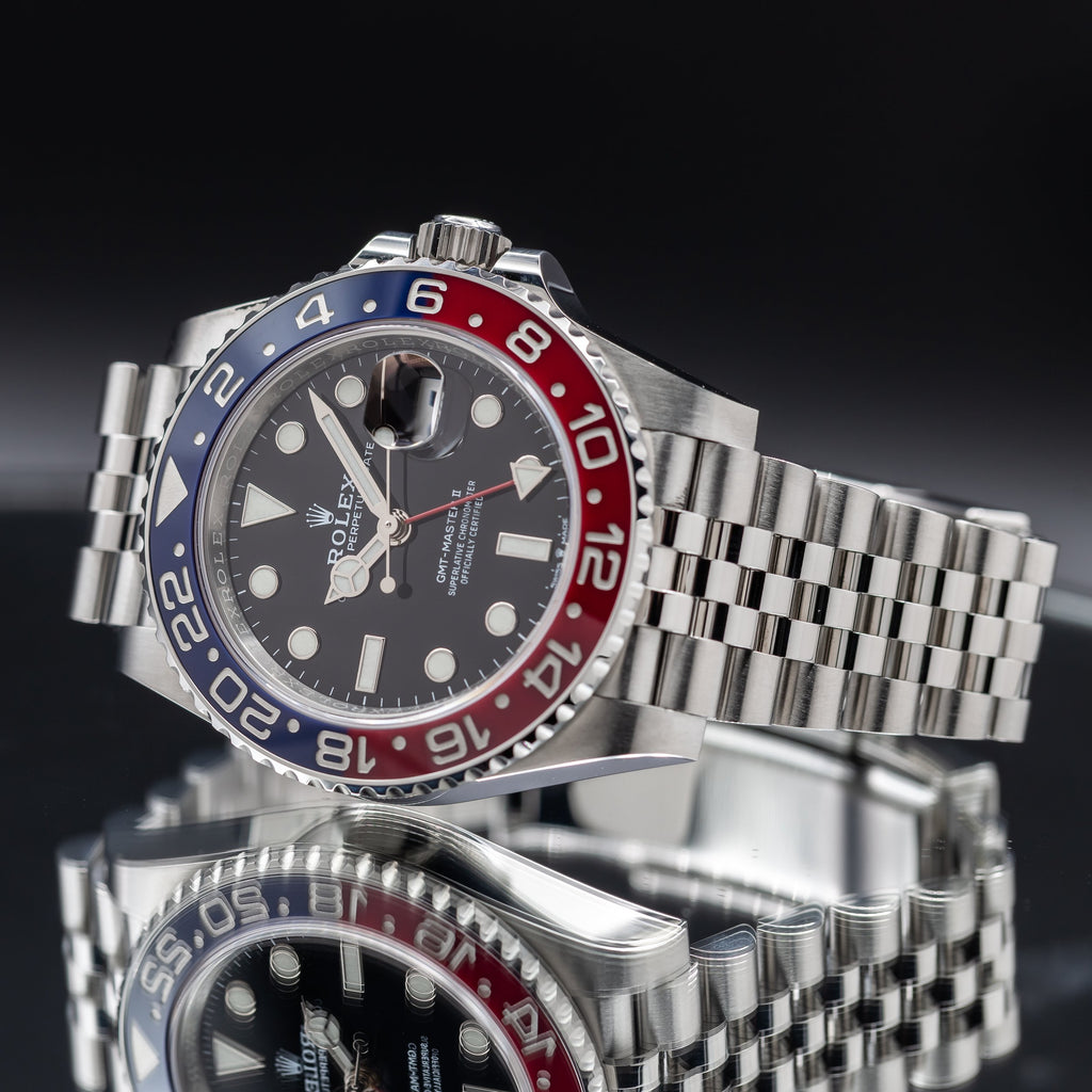 ROLEX GMT-Master II "Pepsi" Blue & Red Bezel Black Dial Stainless 126710BLRO — image 10