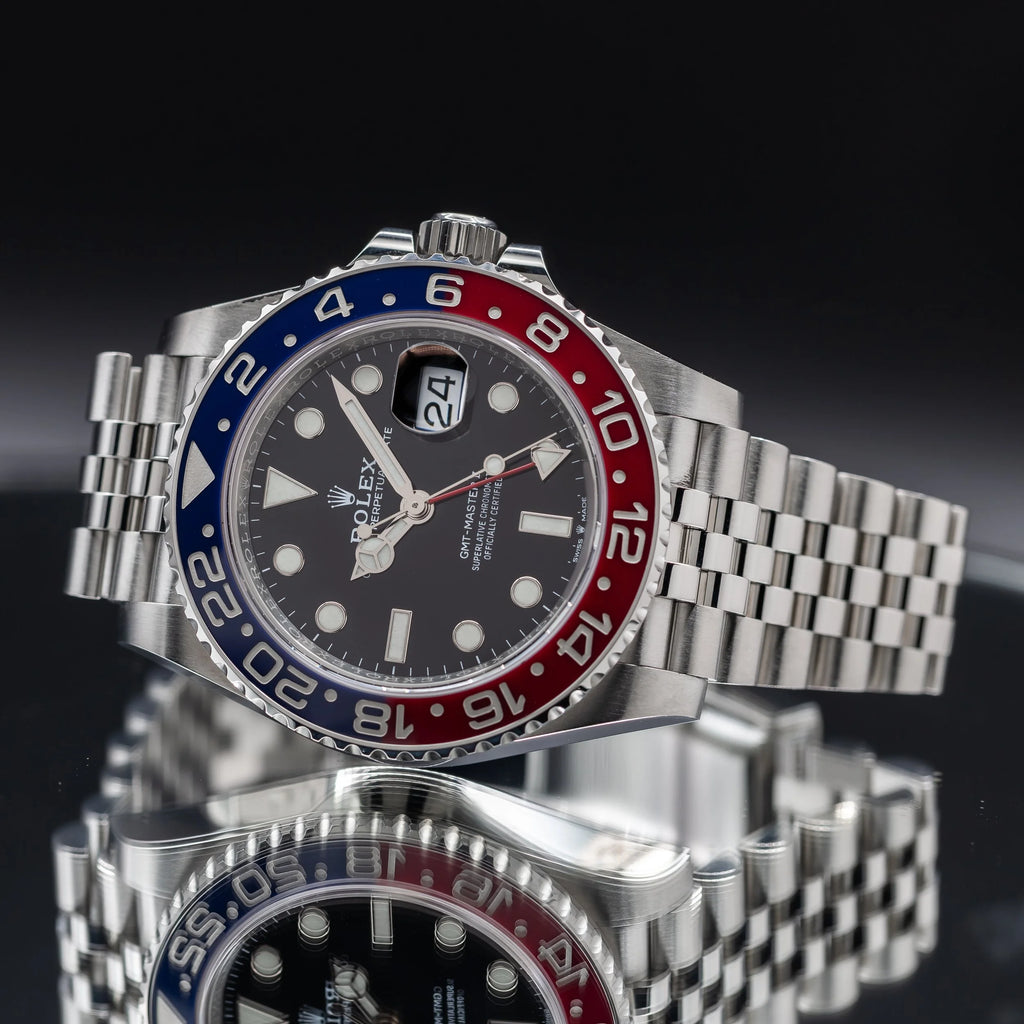 ROLEX GMT-Master II "Pepsi" Blue & Red Bezel Black Dial Stainless 126710BLRO — image 2