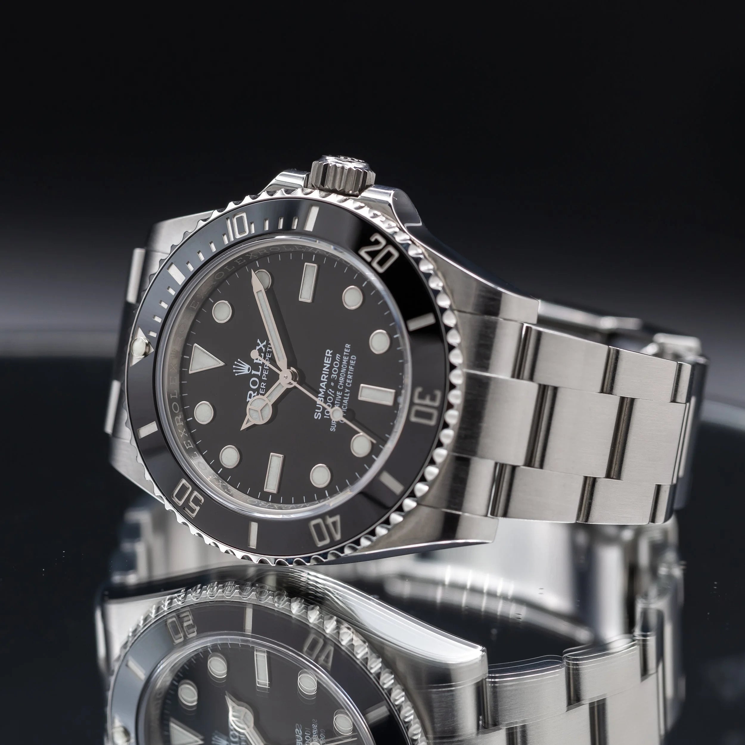 ROLEX Submariner 41mm No Date Stainless Steel Black Dial Ceramic Bezel 124060LN — image 10