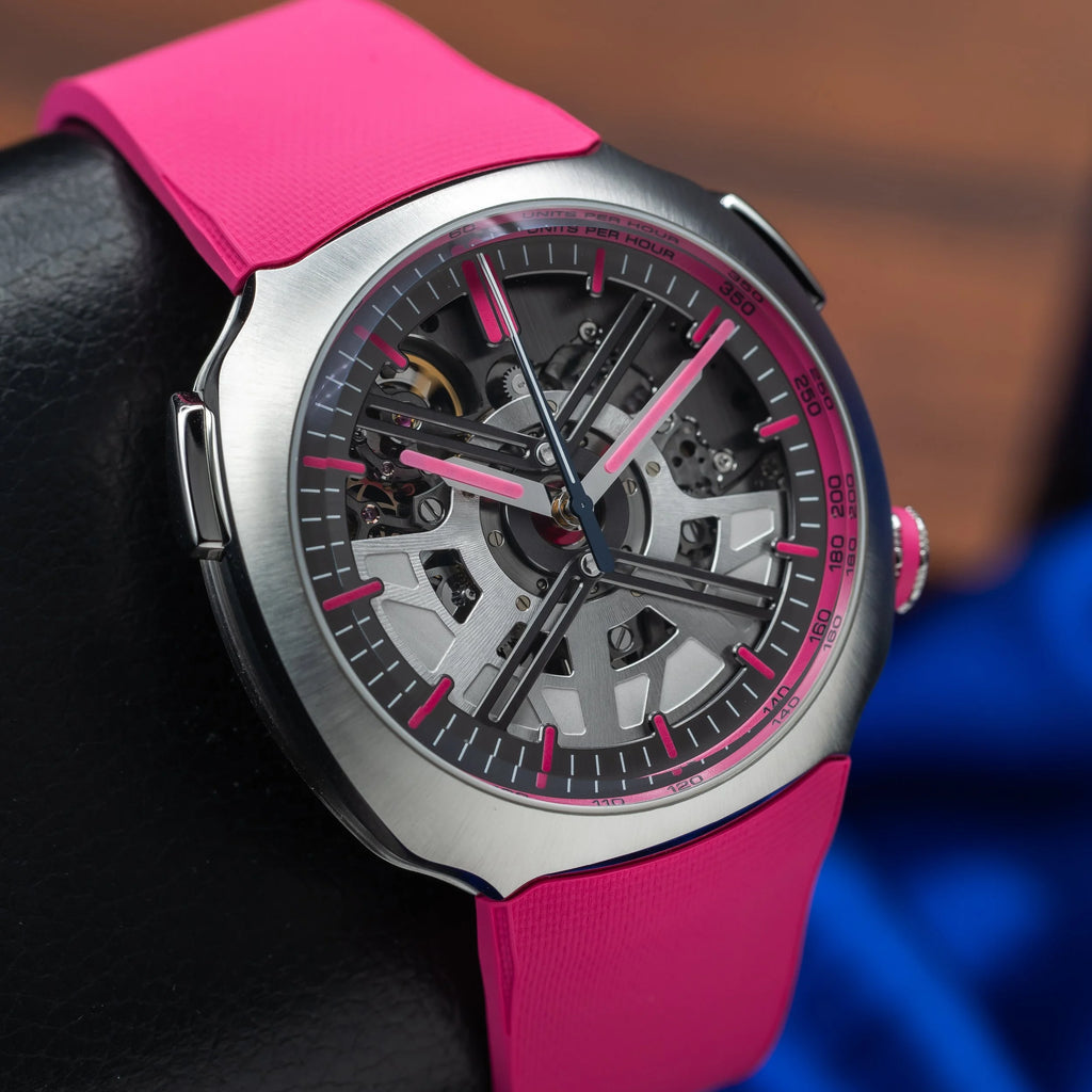 H. MOSER & CIE Streamliner BWT Alpine Drivers & Mechanics Pink Edition 6700-1201 — image 11