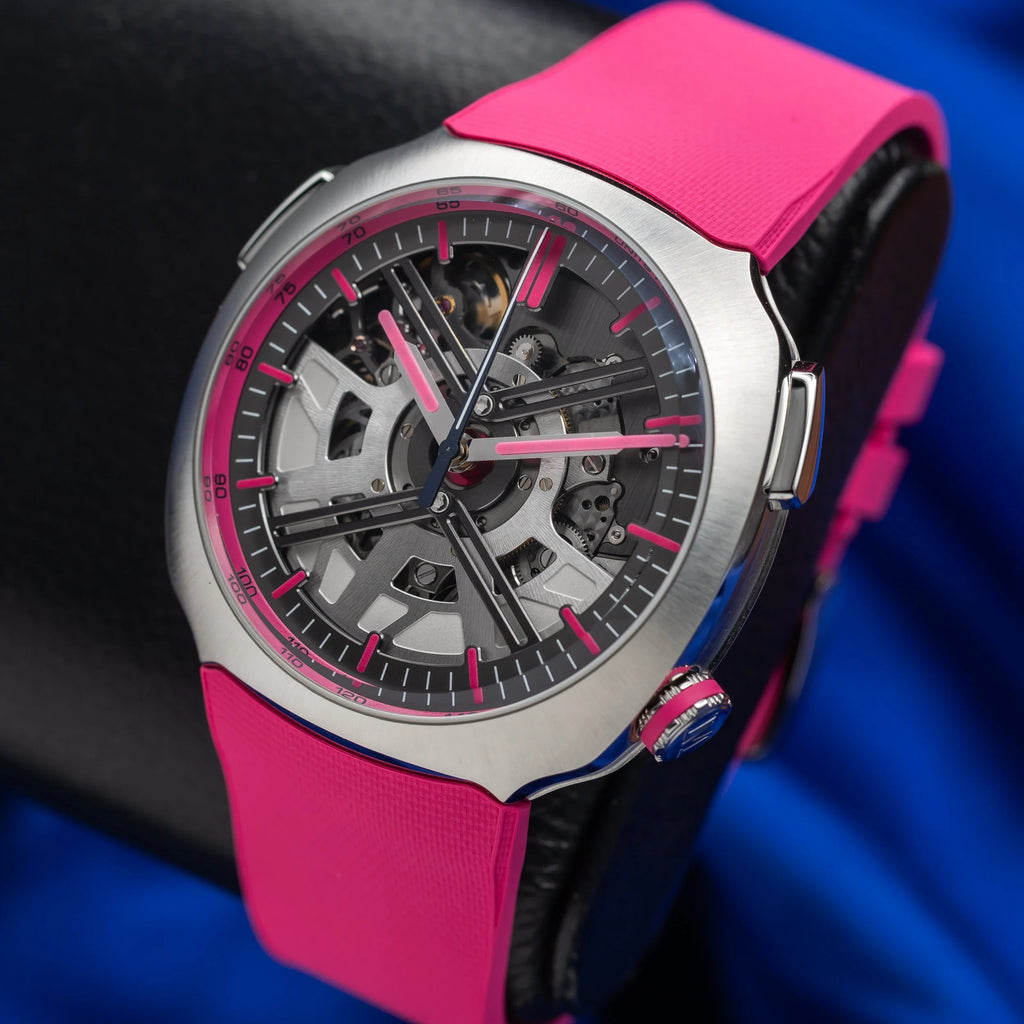 H. MOSER & CIE Streamliner BWT Alpine Drivers & Mechanics Pink Edition 6700-1201 — image 12