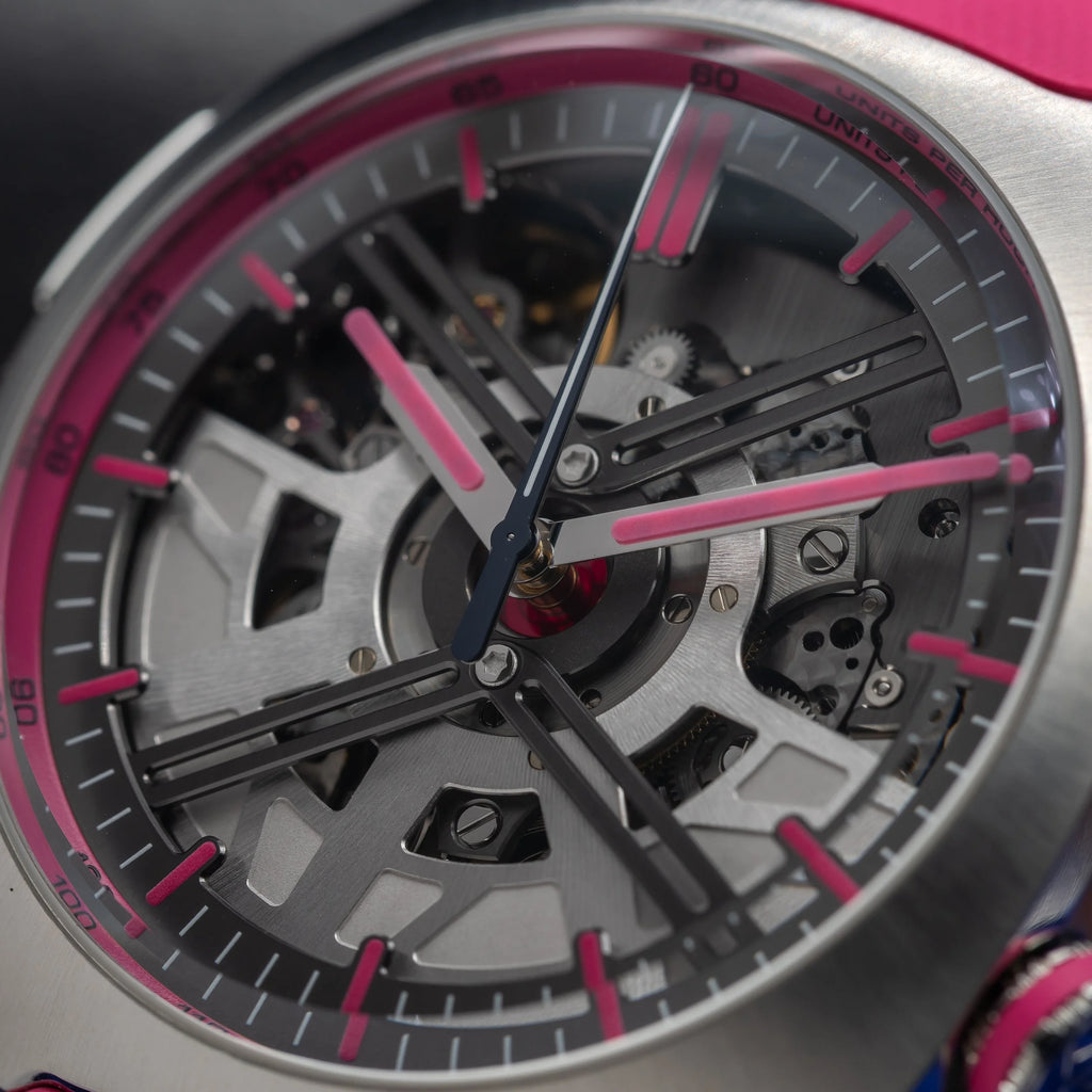 H. MOSER & CIE Streamliner BWT Alpine Drivers & Mechanics Pink Edition 6700-1201 — image 6
