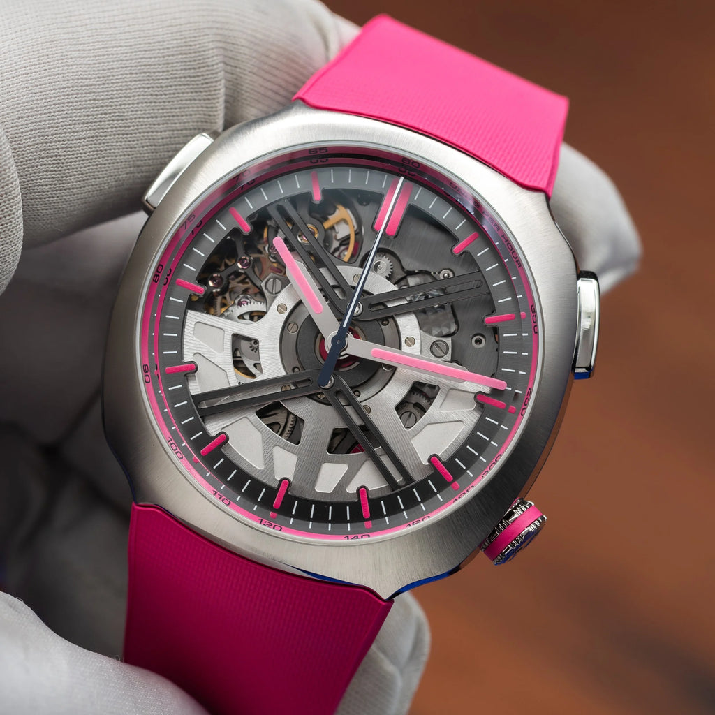 H. MOSER & CIE Streamliner BWT Alpine Drivers & Mechanics Pink Edition 6700-1201 — image 15