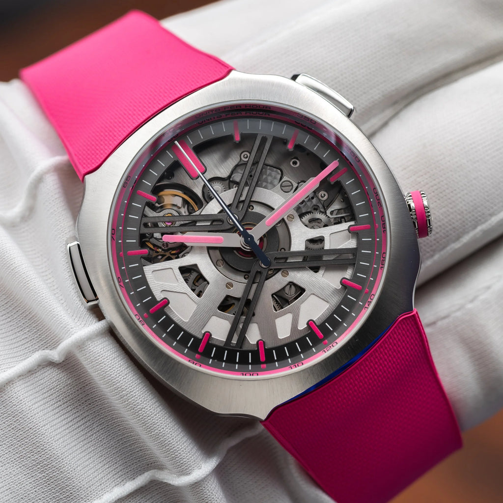 H. MOSER & CIE Streamliner BWT Alpine Drivers & Mechanics Pink Edition 6700-1201 — image 20