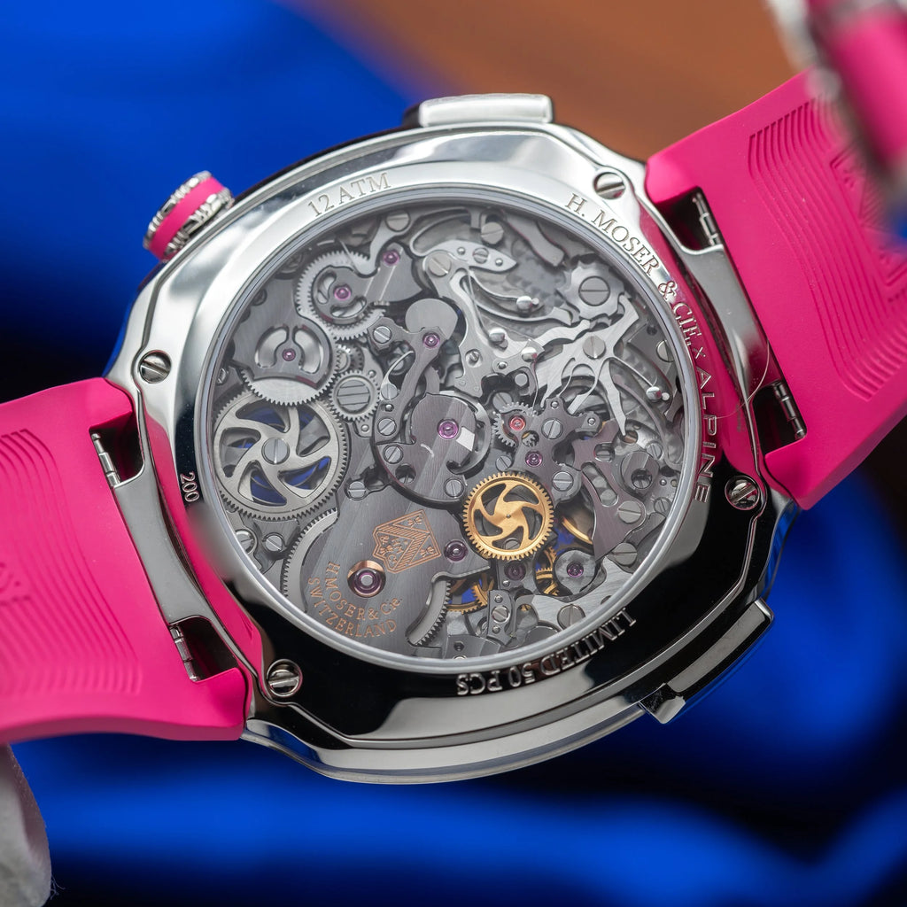 H. MOSER & CIE Streamliner BWT Alpine Drivers & Mechanics Pink Edition 6700-1201 — image 8