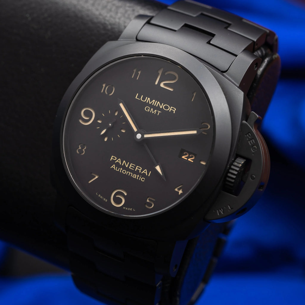 PANERAI Luminor 1950 3 Days GMT Automatic Ceramic Black 44mm PAM01438 PAM 1438 — image 7