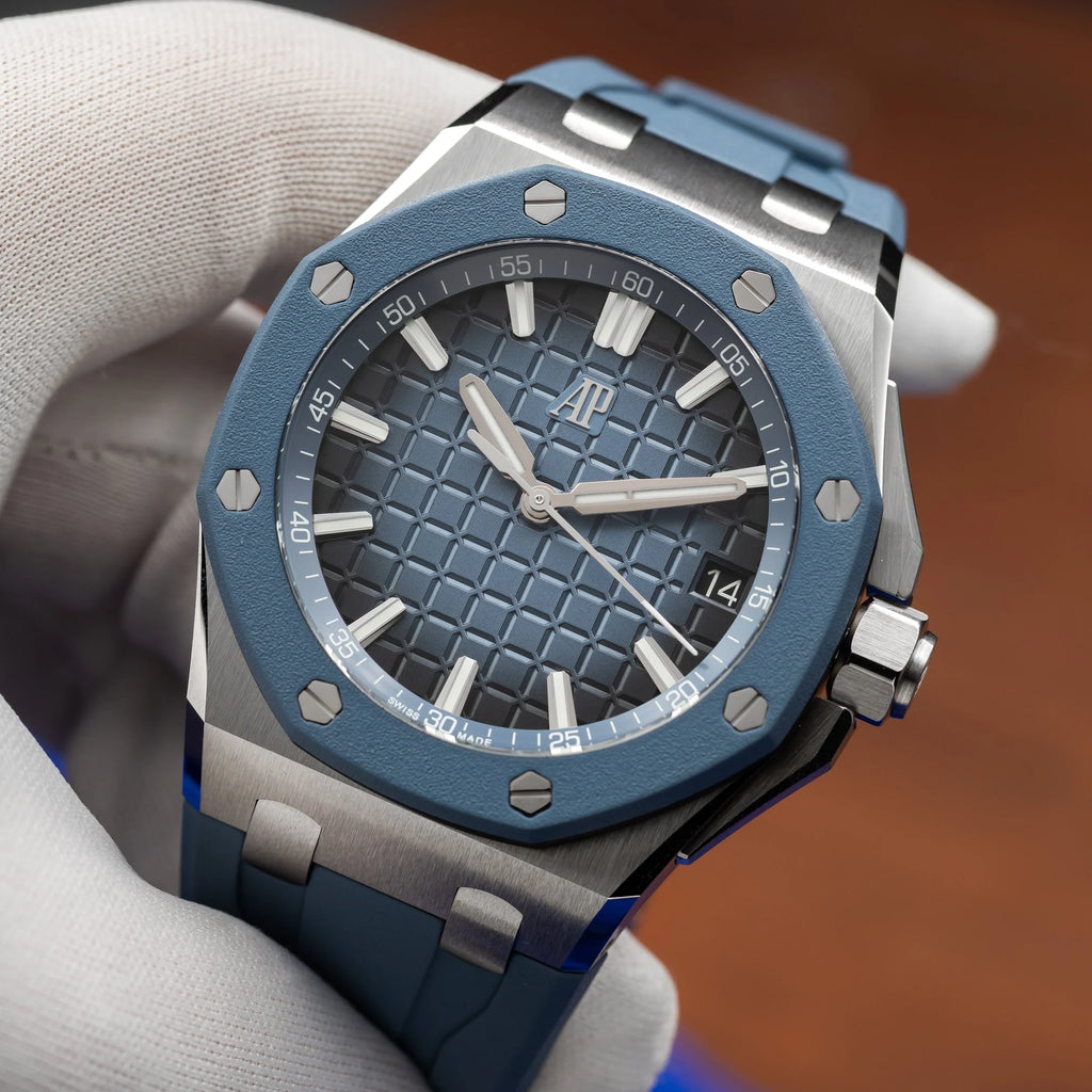 AUDEMARS PIGUET Royal Oak Offshore Steel Smoked Blue Dial 15605SK.OO.A350CA.01 — image 20