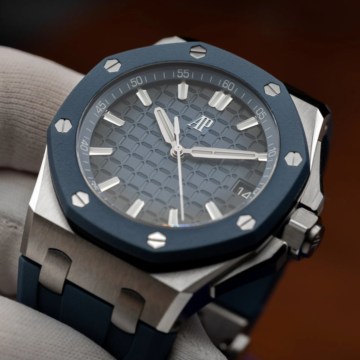 AUDEMARS PIGUET Royal Oak Offshore Steel Smoked Blue Dial 15605SK.OO.A350CA.01 — image 21