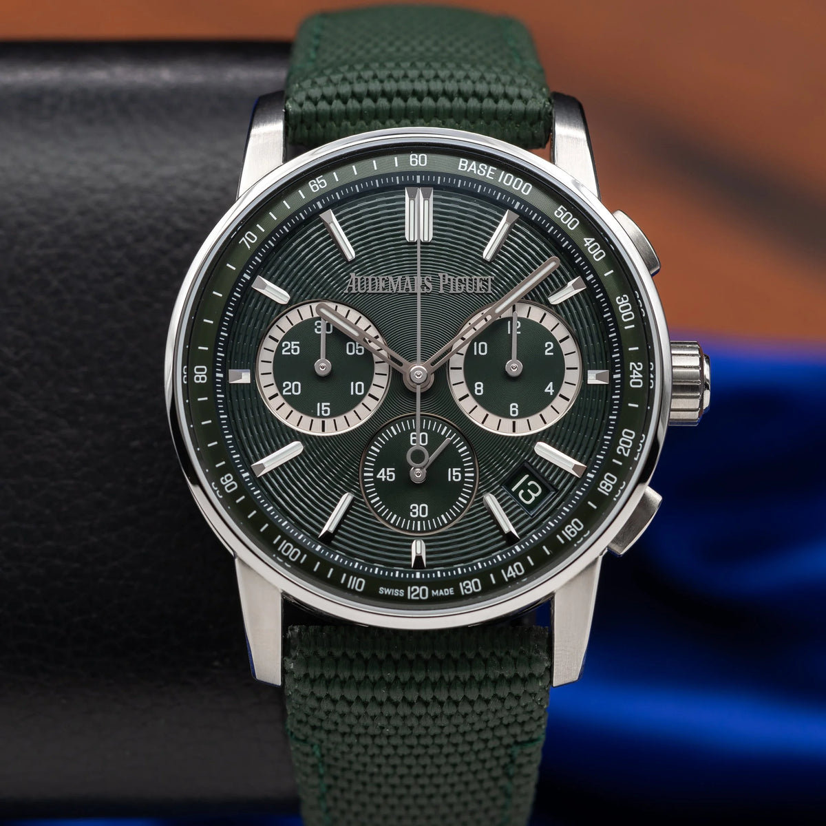 AUDEMARS PIGUET Code 11.59 Chronograph Green Dial 41mm 26393ST.OO.A056KB.01 NEW — image 8