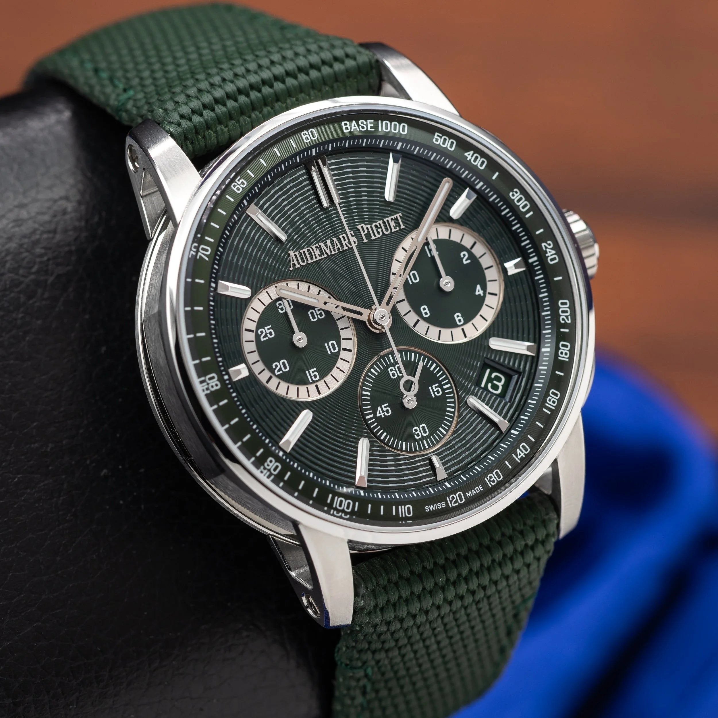 AUDEMARS PIGUET Code 11.59 Chronograph Green Dial 41mm 26393ST.OO.A056KB.01 NEW — image 9