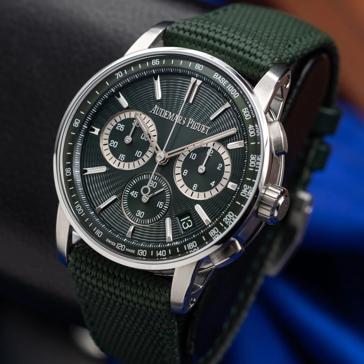 AUDEMARS PIGUET Code 11.59 Chronograph Green Dial 41mm 26393ST.OO.A056KB.01 NEW — image 10