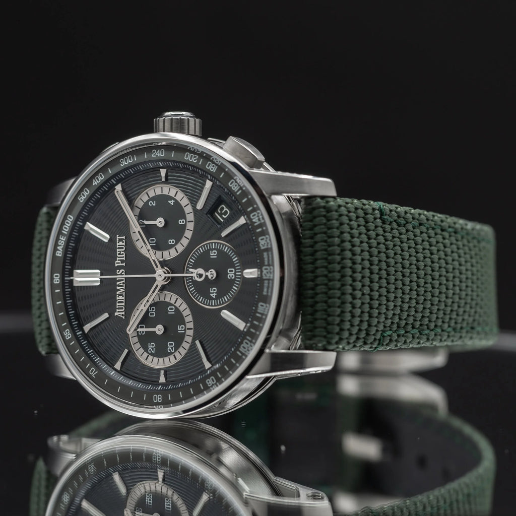AUDEMARS PIGUET Code 11.59 Chronograph Green Dial 41mm 26393ST.OO.A056KB.01 NEW — image 4