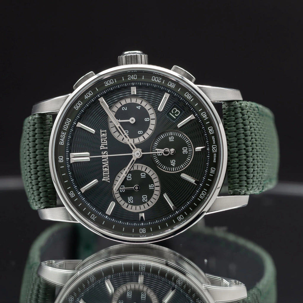 AUDEMARS PIGUET Code 11.59 Chronograph Green Dial 41mm 26393ST.OO.A056KB.01 NEW — image 2