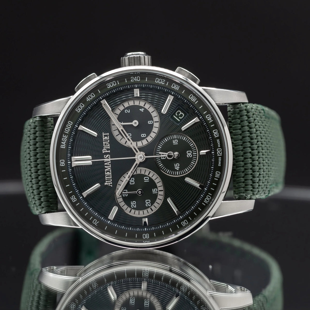 AUDEMARS PIGUET Code 11.59 Chronograph Green Dial 41mm 26393ST.OO.A056KB.01 NEW — image 2