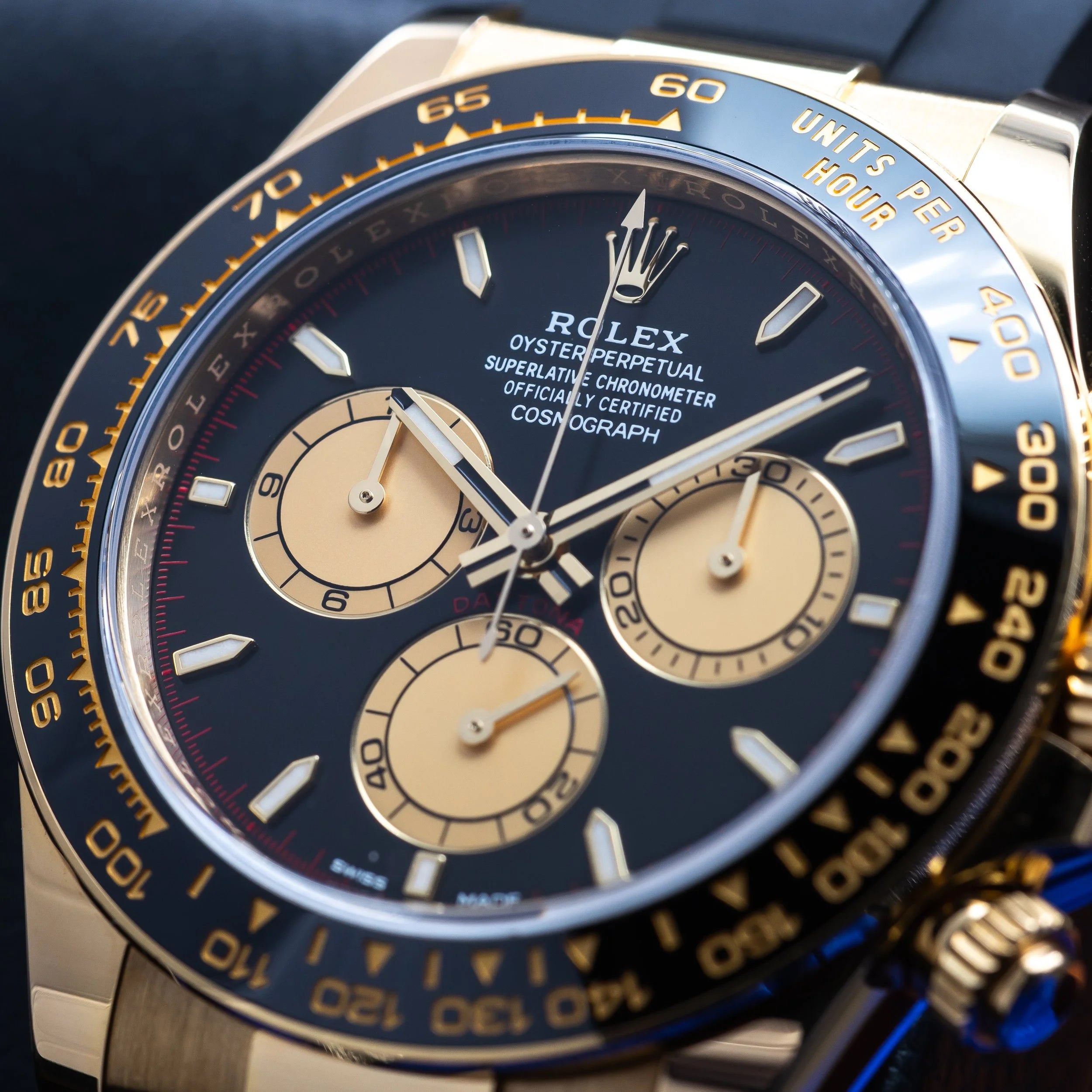 ROLEX Daytona Yellow Gold Oysterflex Black Dial "Paul Newman" 126518LN — image 5