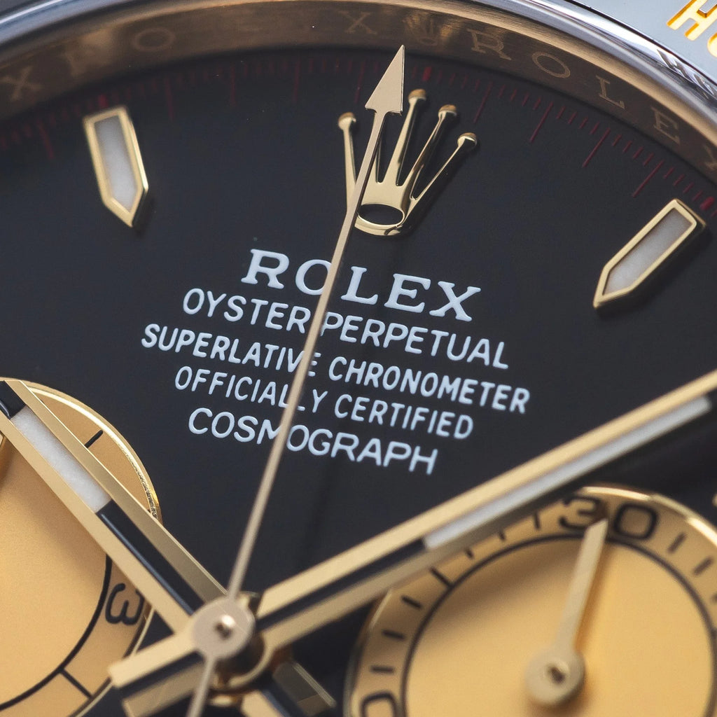 ROLEX Daytona Yellow Gold Oysterflex Black Dial "Paul Newman" 126518LN — image 6