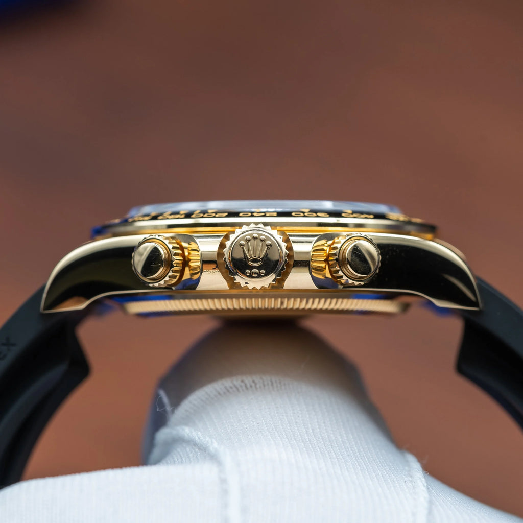 ROLEX Daytona Yellow Gold Oysterflex Black Dial "Paul Newman" 126518LN — image 12