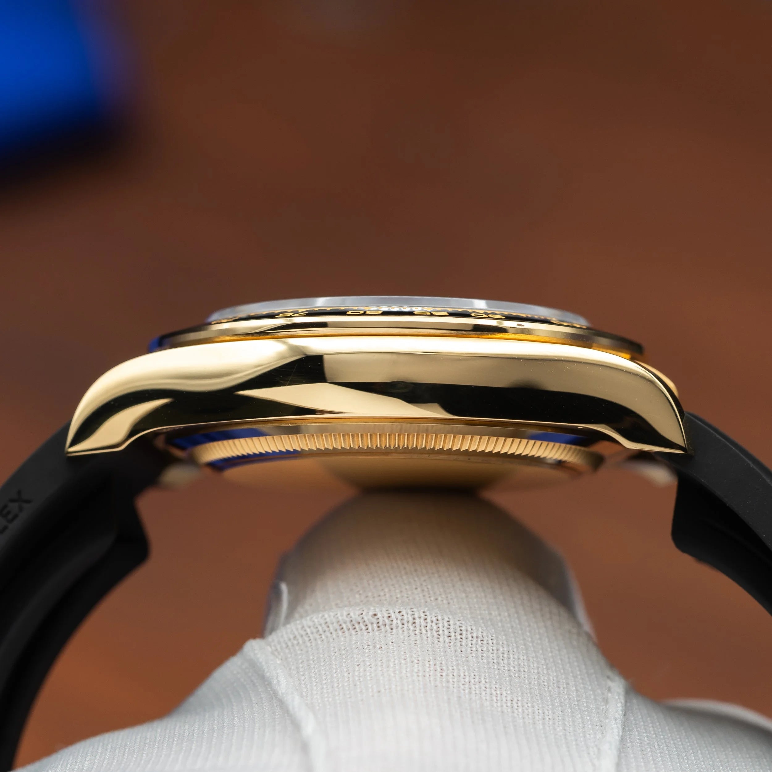 ROLEX Daytona Yellow Gold Oysterflex Black Dial "Paul Newman" 126518LN — image 14