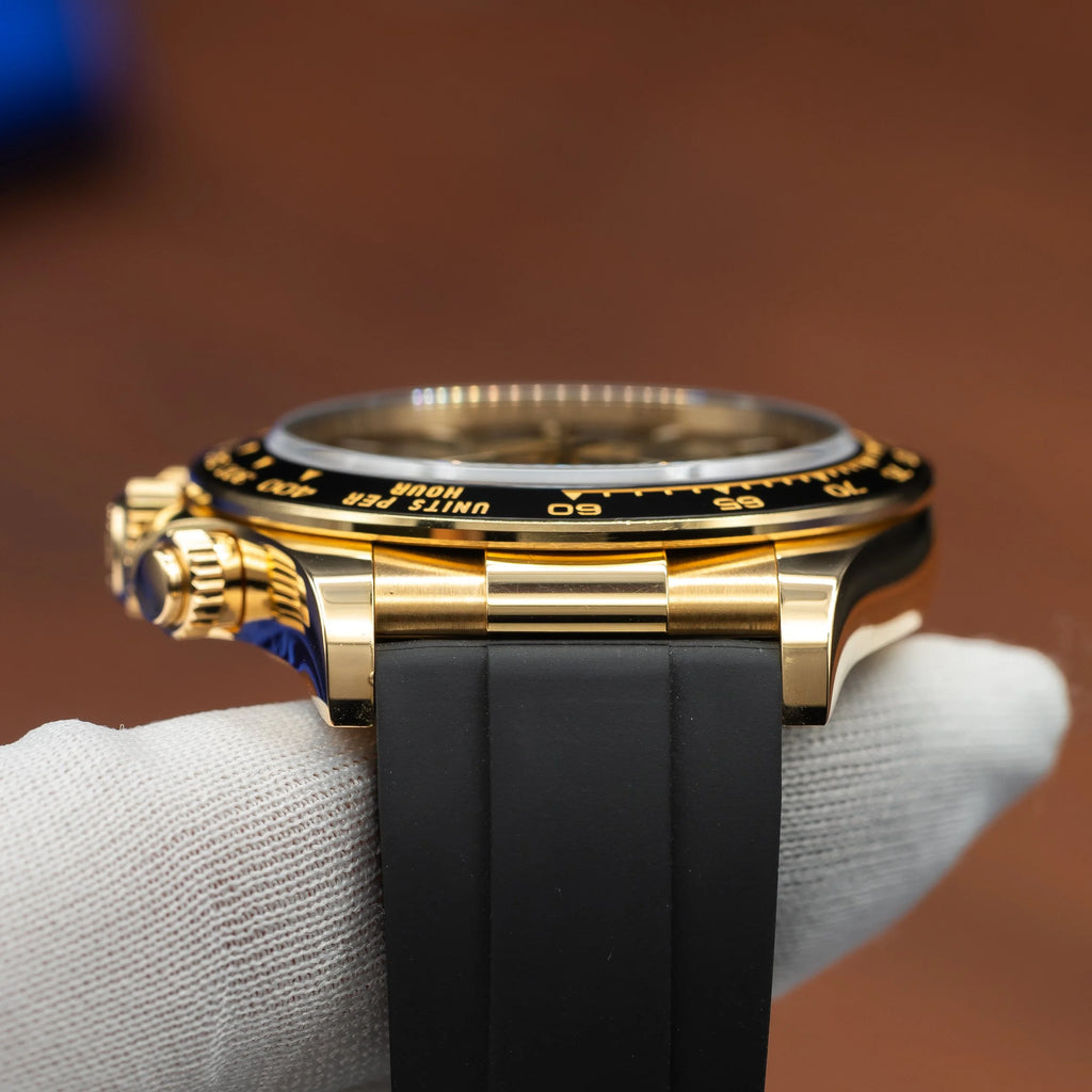 ROLEX Daytona Yellow Gold Oysterflex Black Dial "Paul Newman" 126518LN — image 15