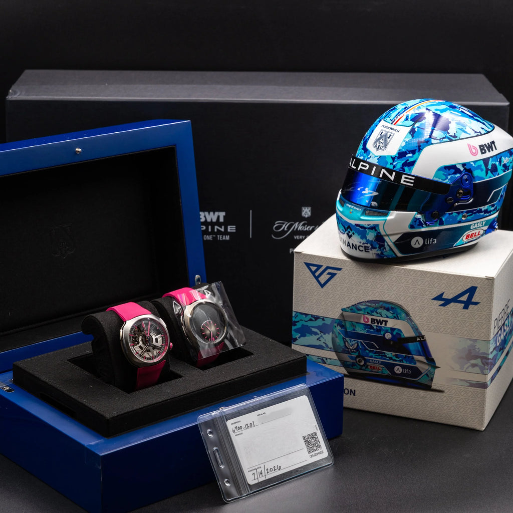 H. MOSER & CIE Streamliner BWT Alpine Drivers & Mechanics Pink Edition 6700-1201 — image 3