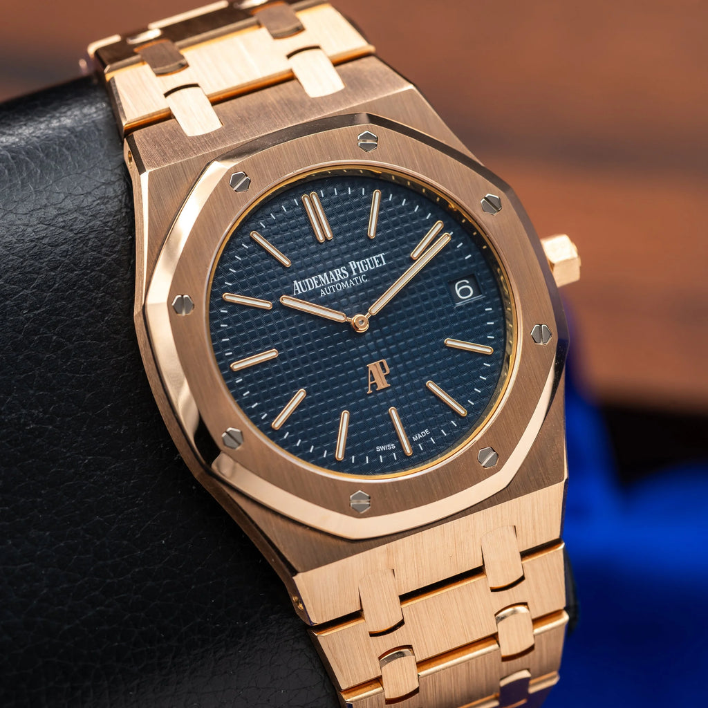 AUDEMARS PIGUET Royal Oak Extra Thin Jumbo Blue Dial 15202OR.OO.1240OR.01 — image 6