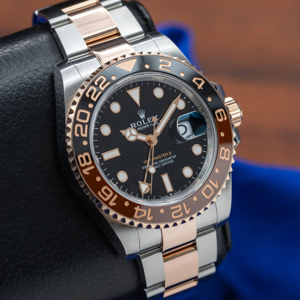 ROLEX GMT-Master II 'Root Beer' Two Tone 18k Rose Gold/Steel 126711CHNRel — image 6