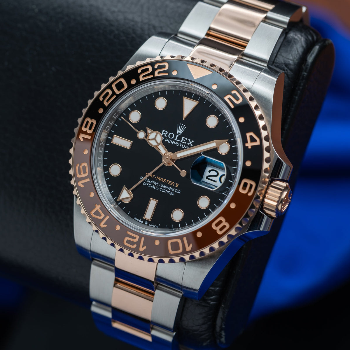 ROLEX GMT-Master II 'Root Beer' Two Tone 18k Rose Gold/Steel 126711CHNRel — image 7