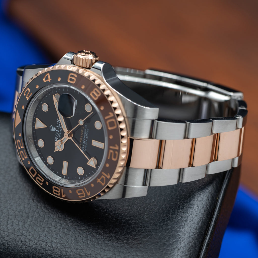 ROLEX GMT-Master II 'Root Beer' Two Tone 18k Rose Gold/Steel 126711CHNRel — image 8