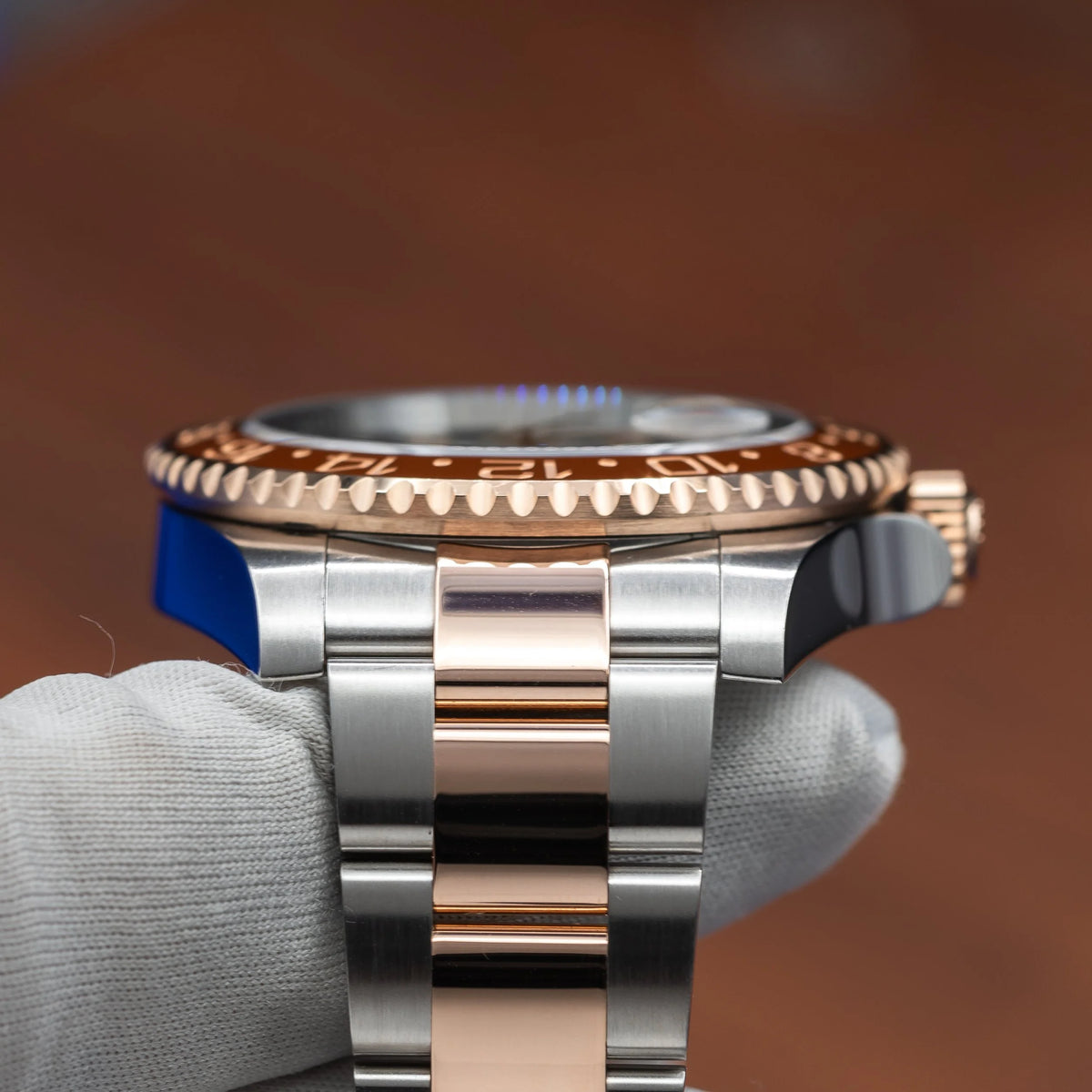 ROLEX GMT-Master II 'Root Beer' Two Tone 18k Rose Gold/Steel 126711CHNRel — image 11