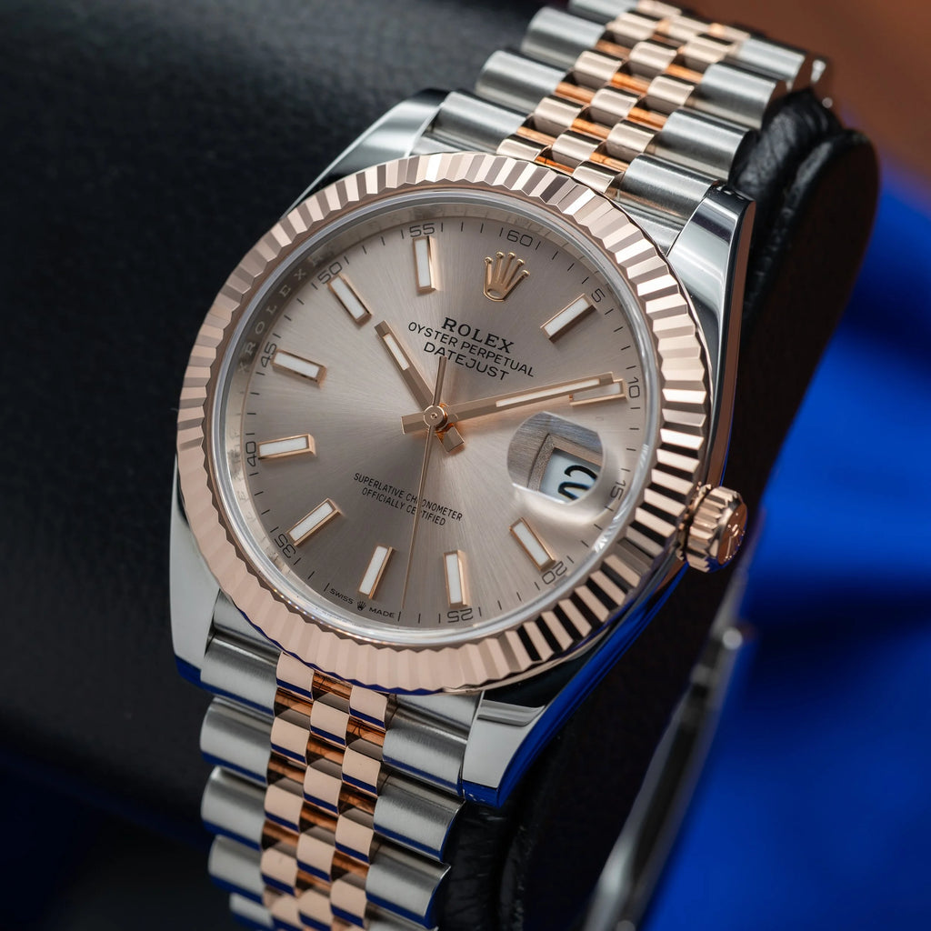 ROLEX Datejust 41mm Sundust Dial 18k Rose Gold Stainless 126331 (2026) — image 7