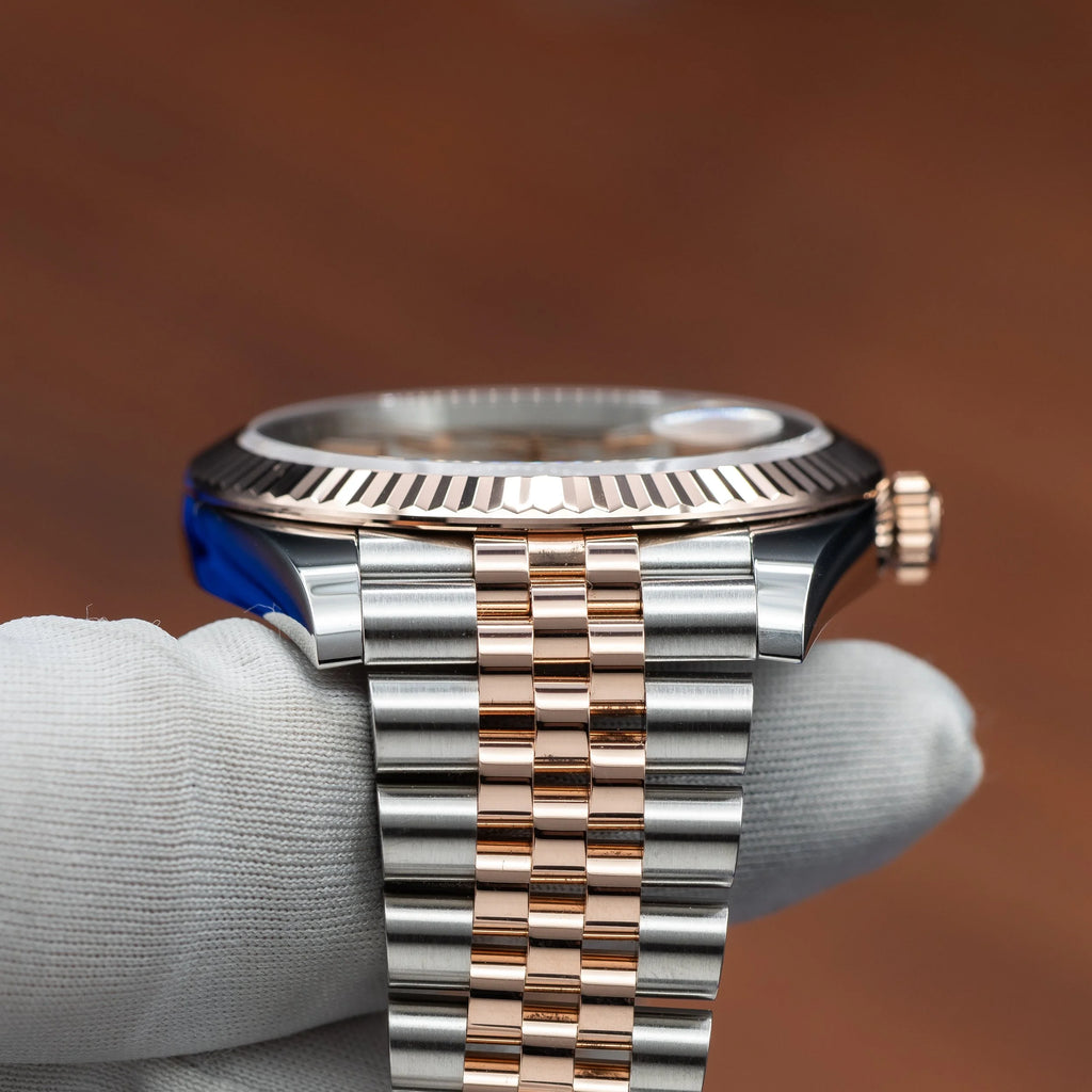 ROLEX Datejust 41mm Sundust Dial 18k Rose Gold Stainless 126331 (2026) — image 11