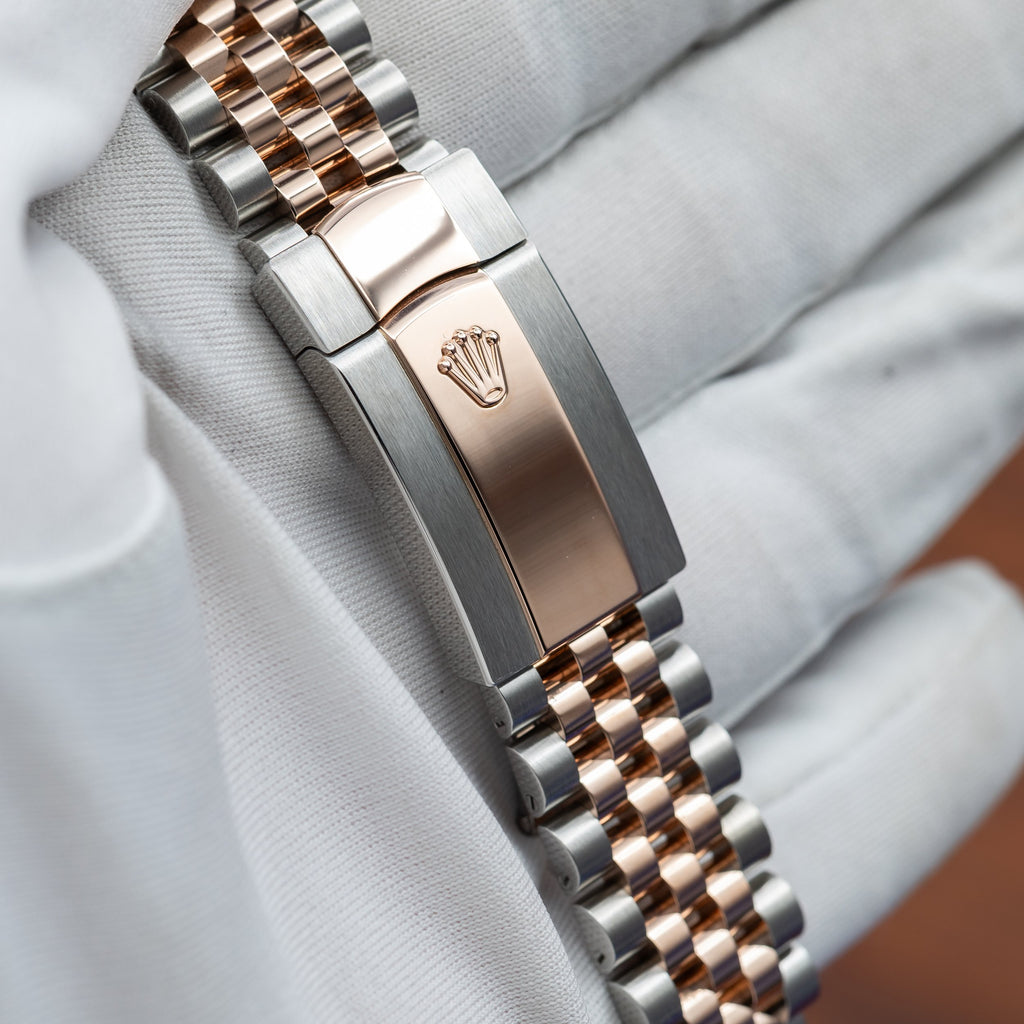ROLEX Datejust 41mm Sundust Dial 18k Rose Gold Stainless 126331 (2026) — image 18
