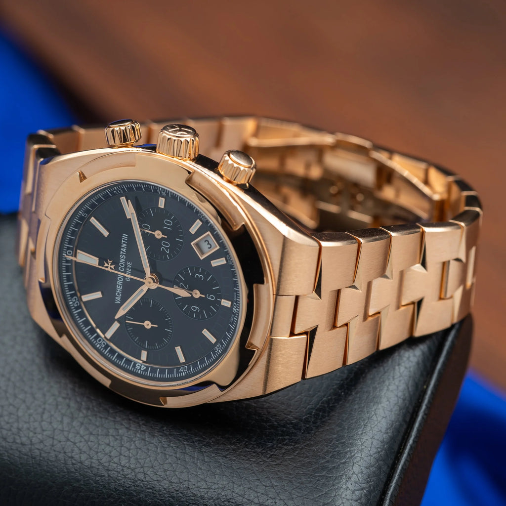 VACHERON CONSTANTIN Overseas Chronograph Rose Gold Blue Dial 5520V/210R-B952 — image 8