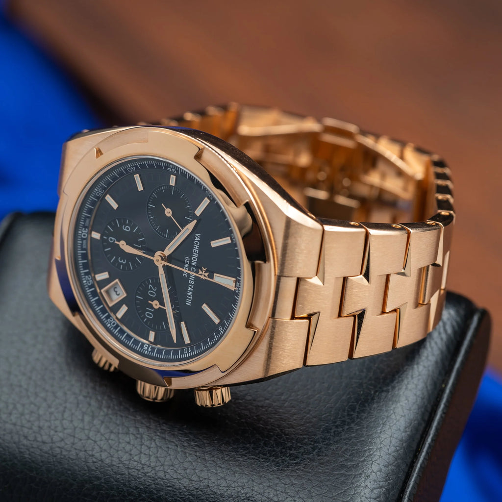 VACHERON CONSTANTIN Overseas Chronograph Rose Gold Blue Dial 5520V/210R-B952 — image 9