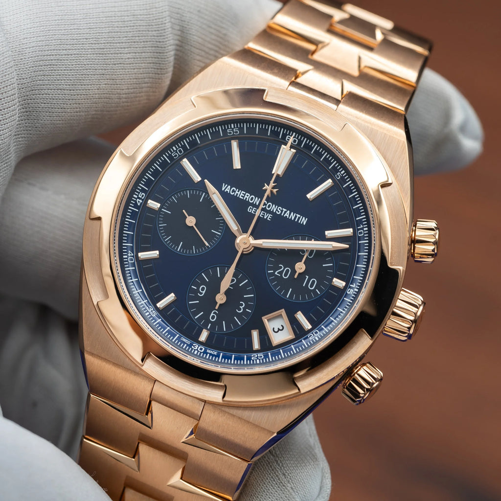 VACHERON CONSTANTIN Overseas Chronograph Rose Gold Blue Dial 5520V/210R-B952 — image 15