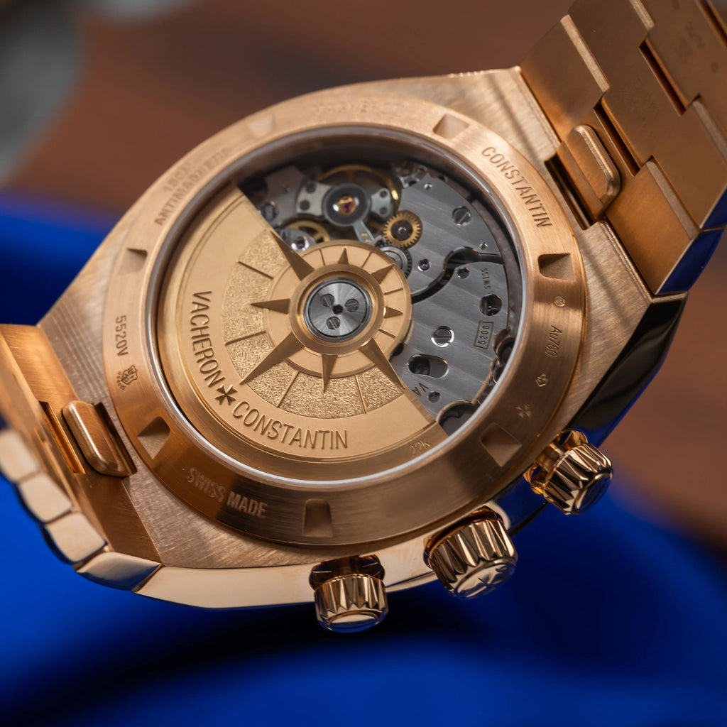 VACHERON CONSTANTIN Overseas Chronograph Rose Gold Blue Dial 5520V/210R-B952 — image 5