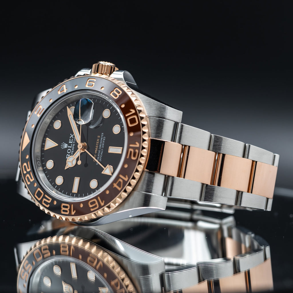 ROLEX GMT-Master II 'Root Beer' Two Tone 18k Rose Gold/Steel 126711CHNRel — image 4