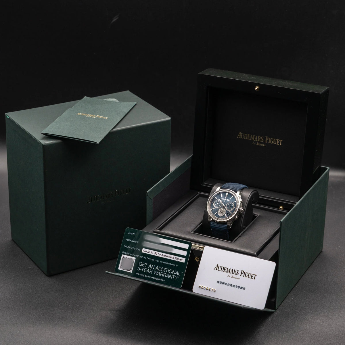 AUDEMARS PIGUET Code 11.59 Chronograph 41mm Blue Dial 26393ST.OO.A348KB.01 — image 3