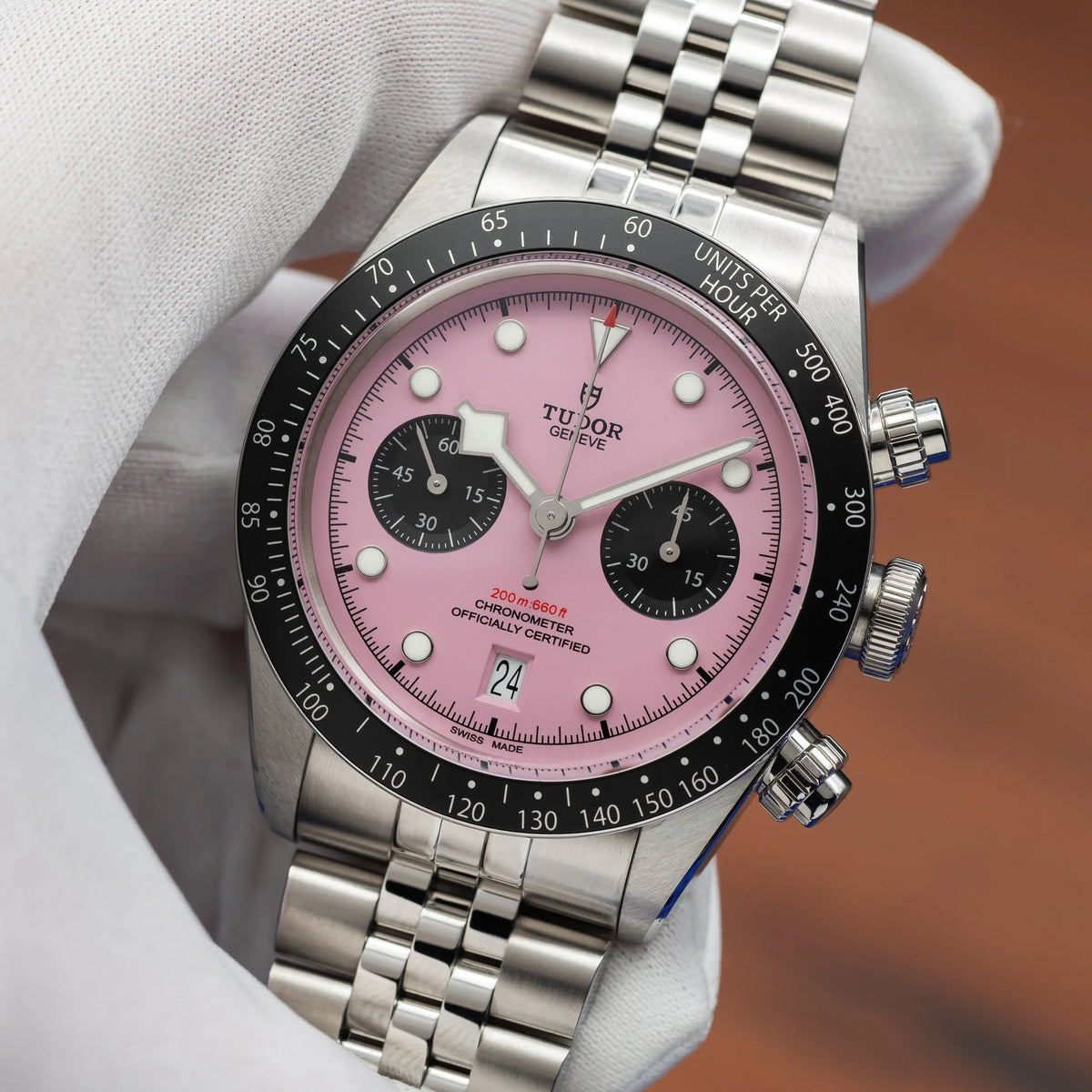 TUDOR Black Bay Chrono Pink Dial Stainless Steel M79360N-0019 — image 13