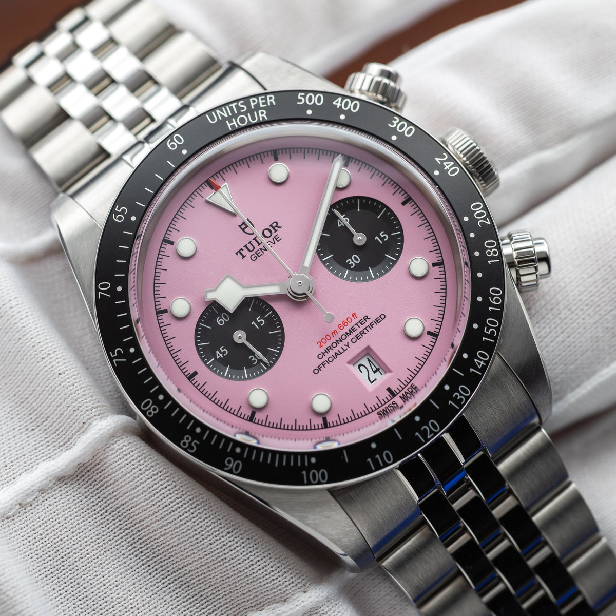 TUDOR Black Bay Chrono Pink Dial Stainless Steel M79360N-0019 — image 14