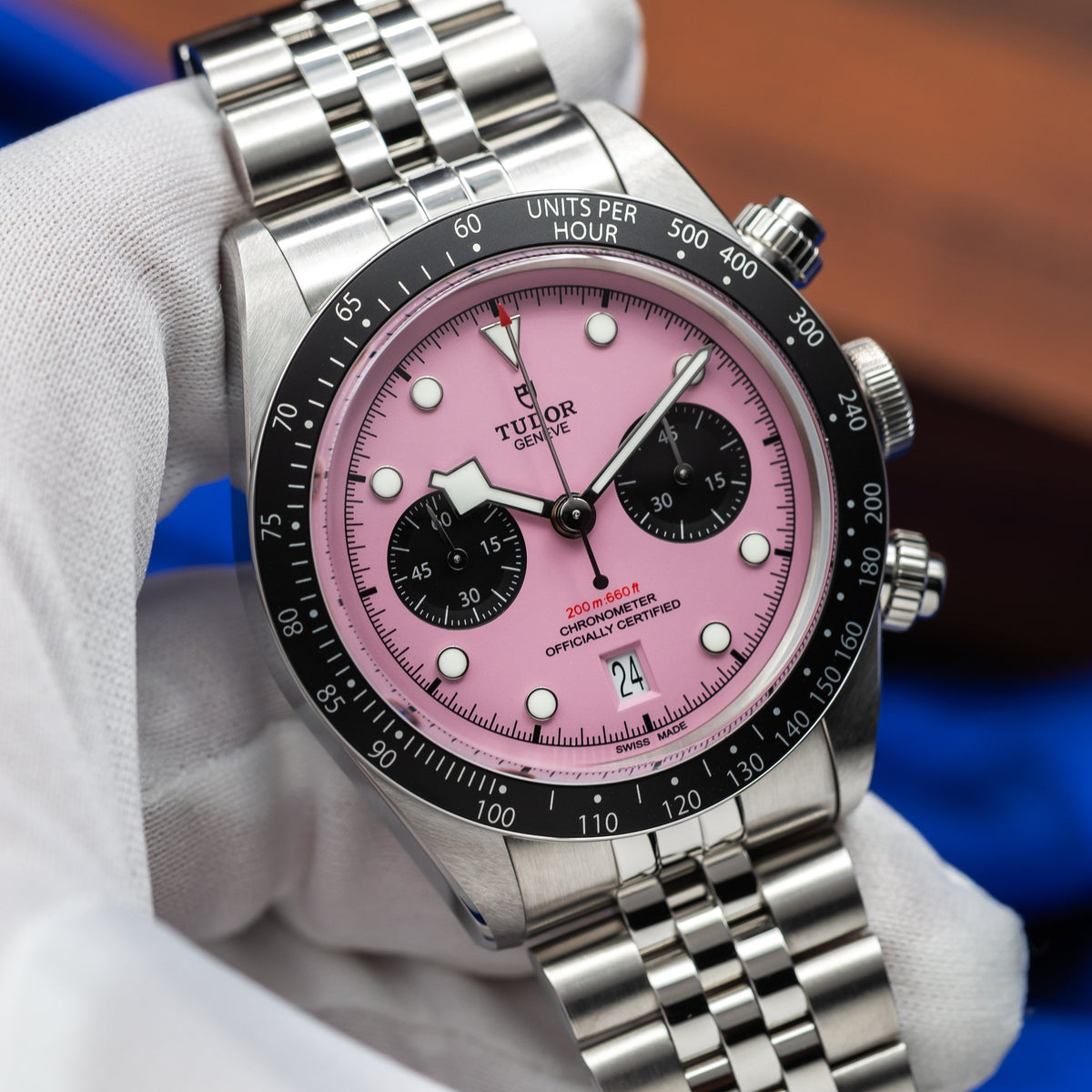 TUDOR Black Bay Chrono Pink Dial Stainless Steel M79360N-0019 — image 1