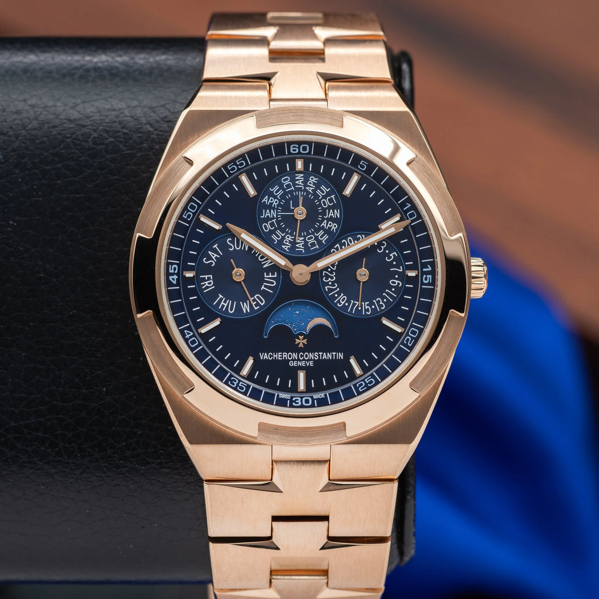 VACHERON CONSTANTIN Overseas Rose Gold Perpetual Calendar Blue Dial 4300V — image 16
