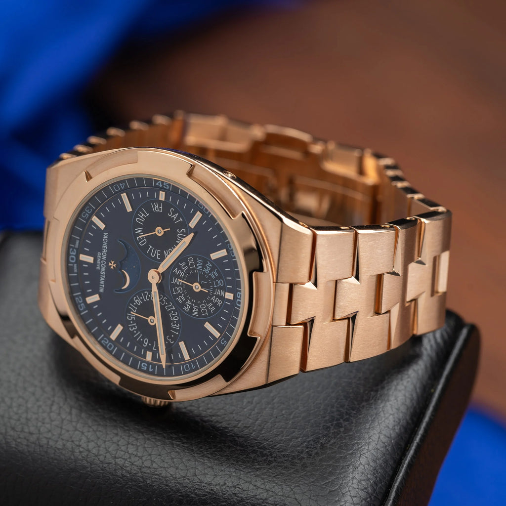 VACHERON CONSTANTIN Overseas Rose Gold Perpetual Calendar Blue Dial 4300V — image 9