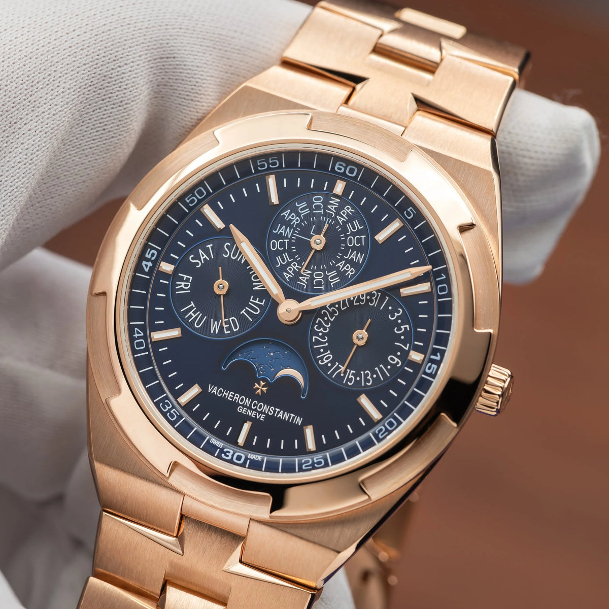 VACHERON CONSTANTIN Overseas Rose Gold Perpetual Calendar Blue Dial 4300V — image 14