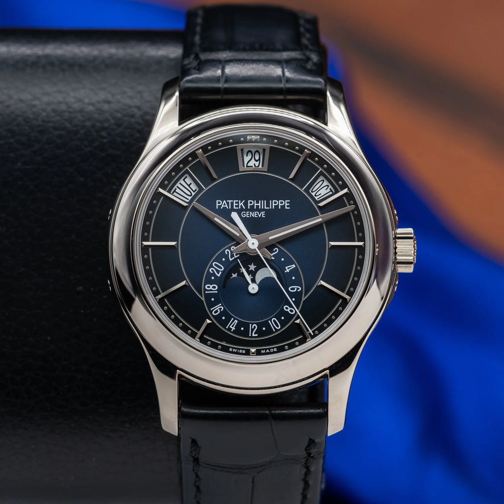 PATEK PHILIPPE Annual Calendar White Gold Blue Dial 5205G-013 (2025) — image 7
