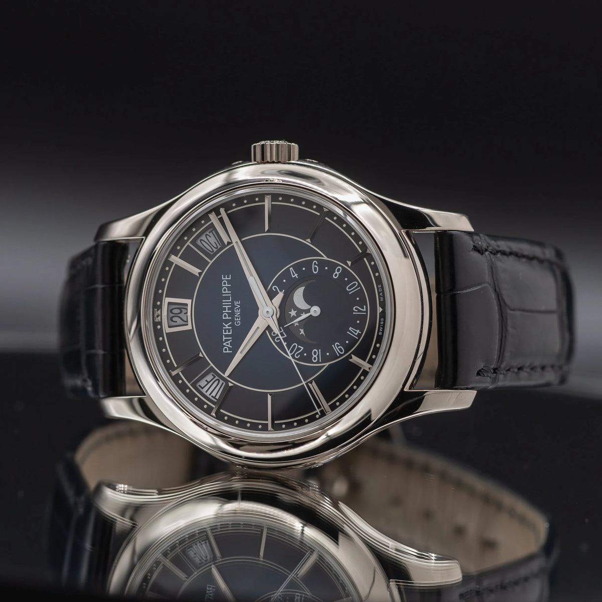 PATEK PHILIPPE Annual Calendar White Gold Blue Dial 5205G-013 (2025) — image 2