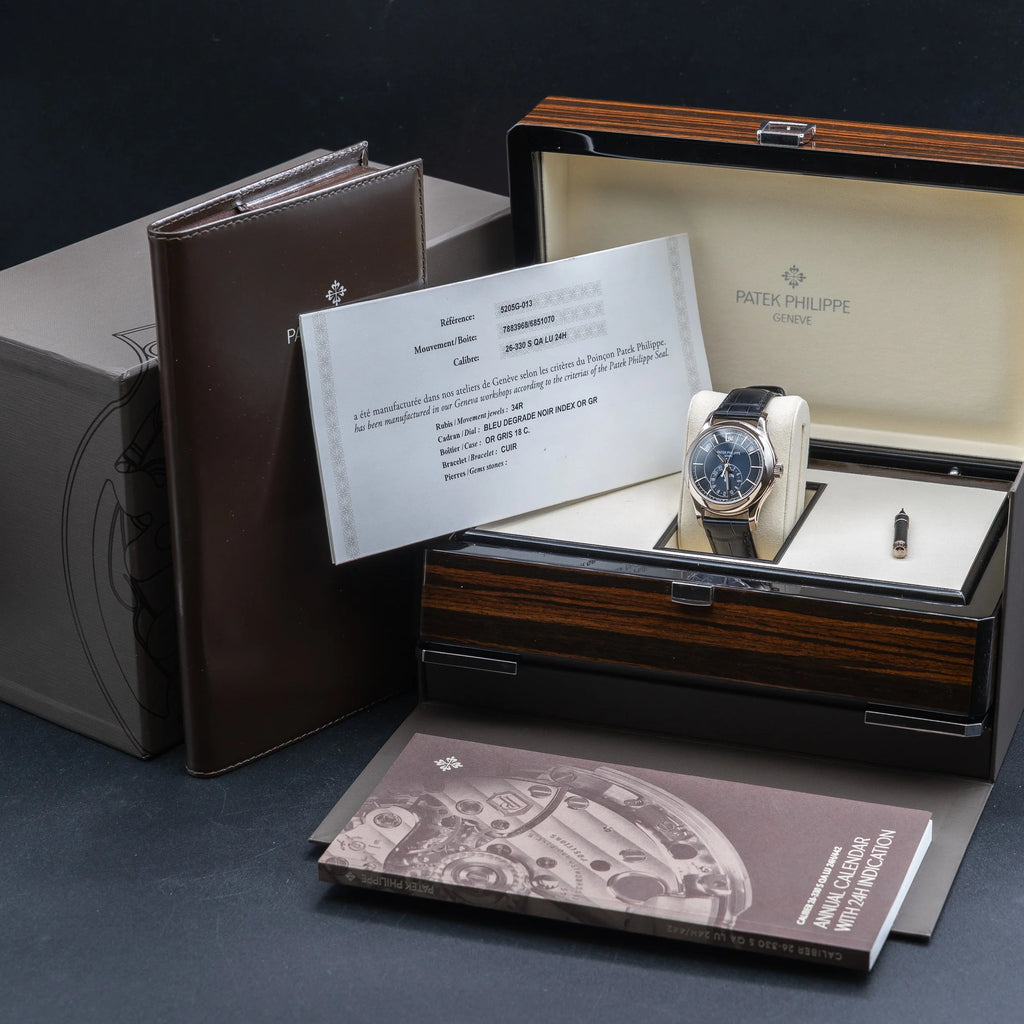 PATEK PHILIPPE Annual Calendar White Gold Blue Dial 5205G-013 (2025) — image 3