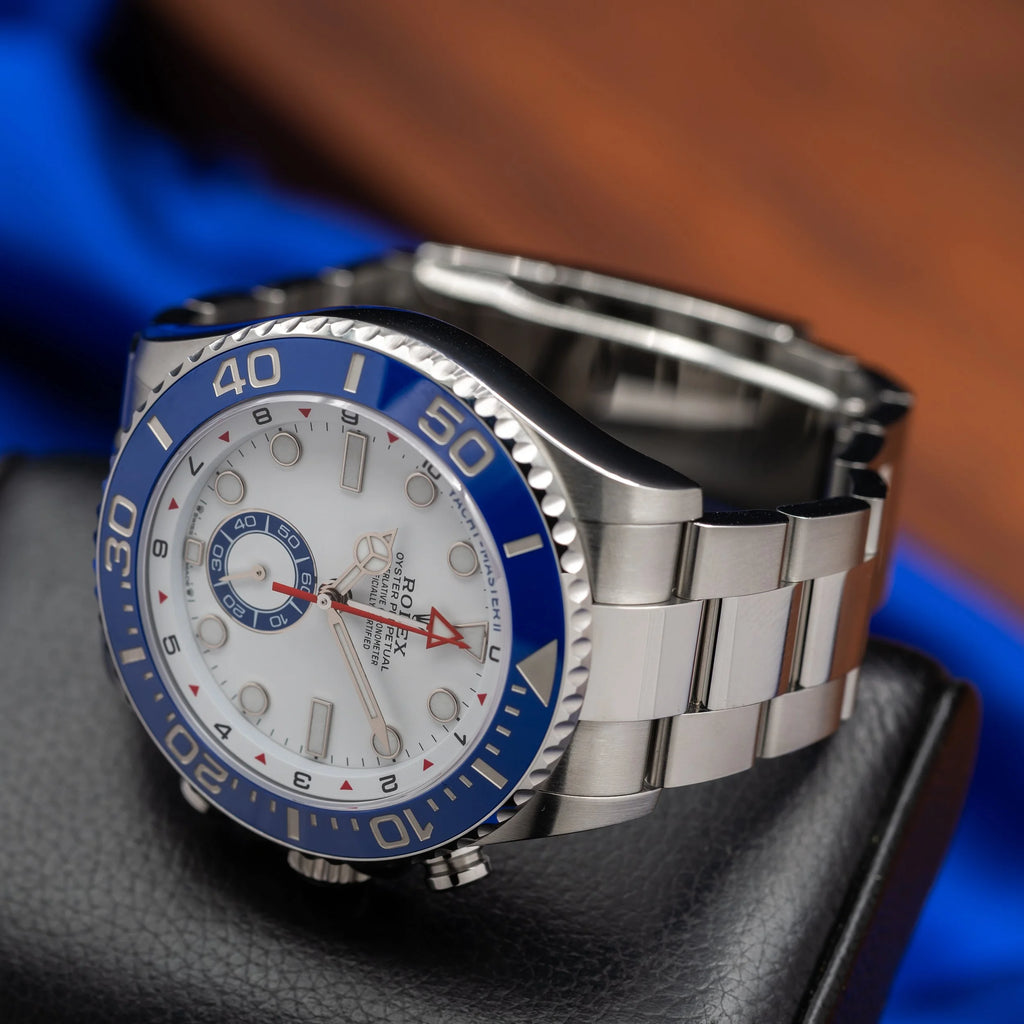 ROLEX Yacht-Master II White Dial Stainless Steel Blue Bezel 126680 - NEW 2026 — image 8