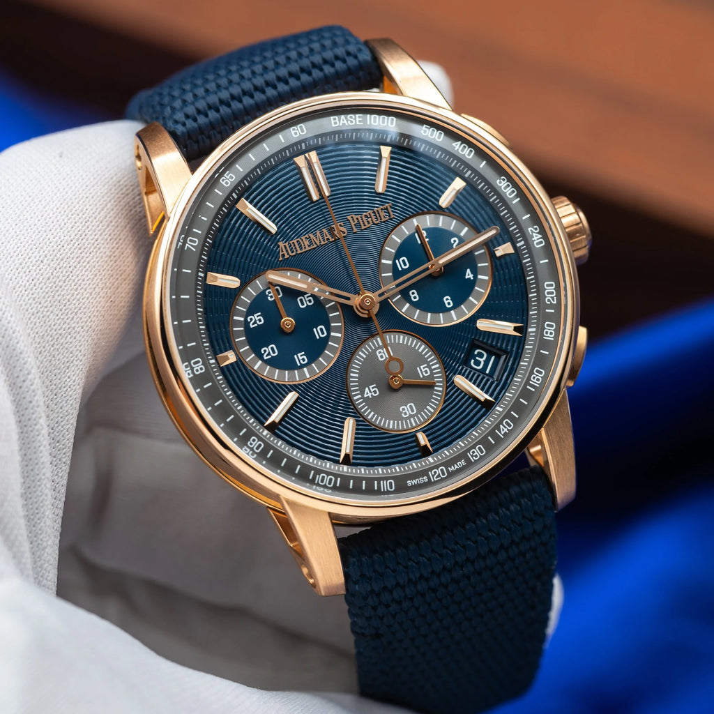 AUDEMARS PIGUET Code 11.59 Chronograph Blue Concentric Dial 26393OR.OO.A348KB.01 — image 1