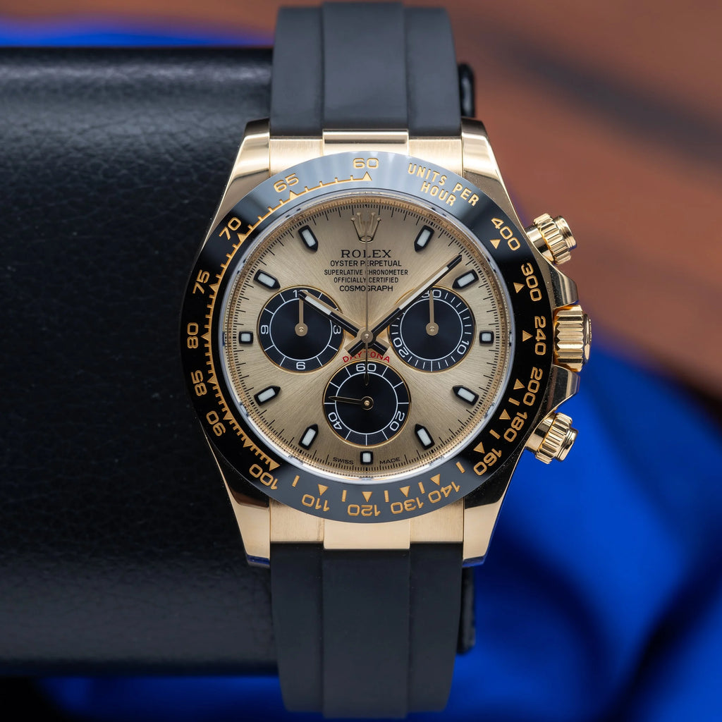 ROLEX Daytona 'Pikachu' 18k Yellow Gold Oysterflex 116518LN — image 5